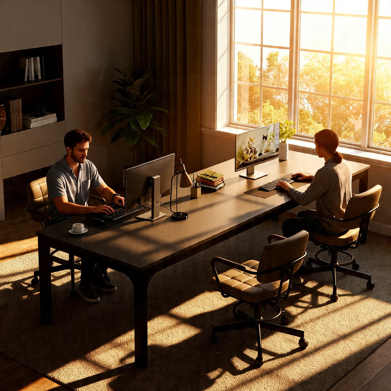 double desk product view