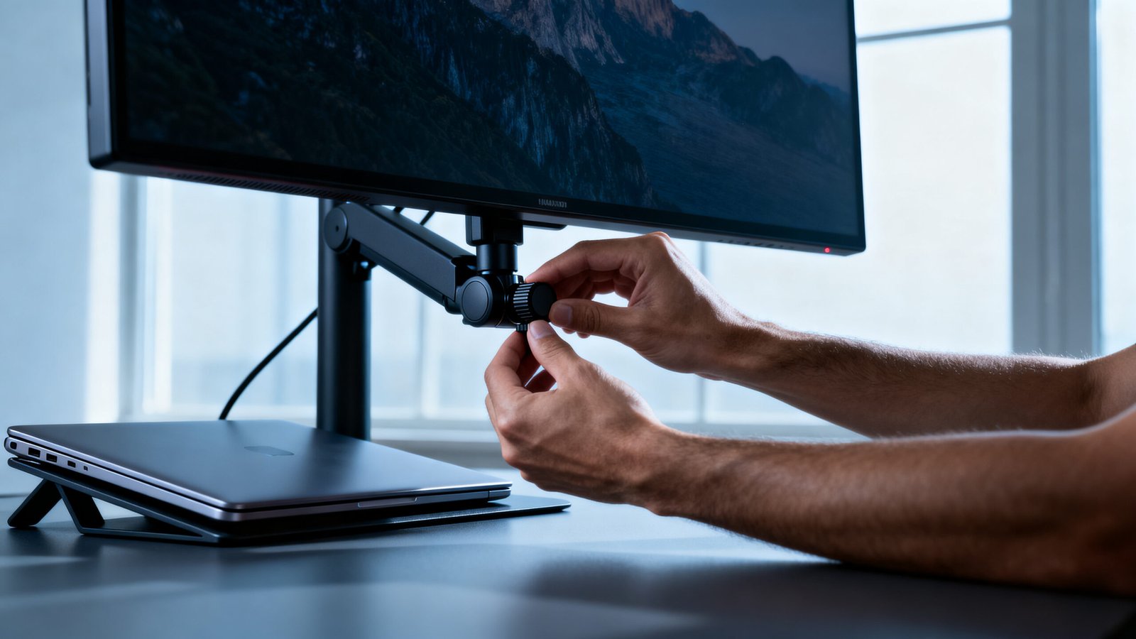 ergonomic workstation setup - Illustration 2