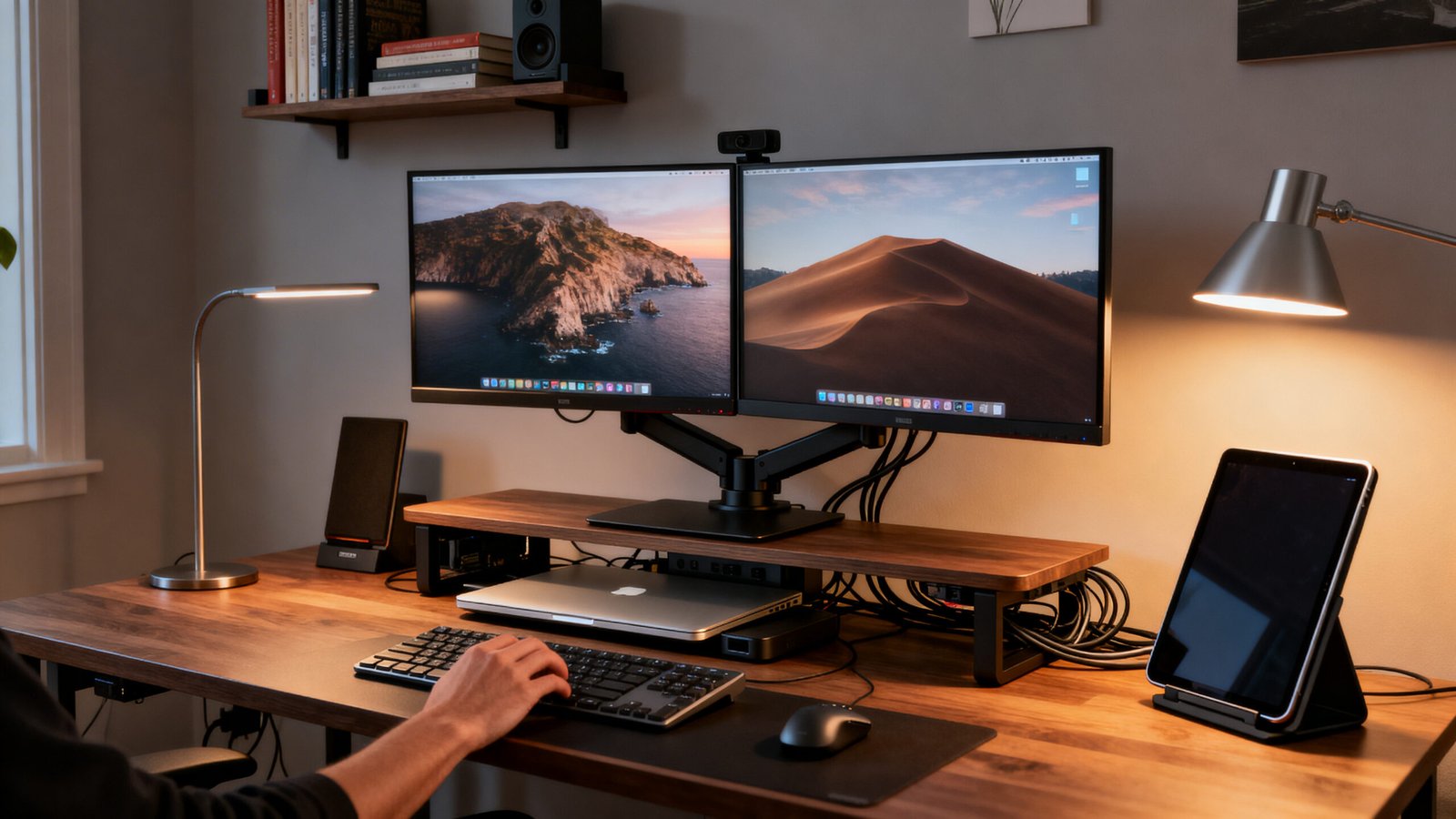clutter free desk setup - Illustration 3