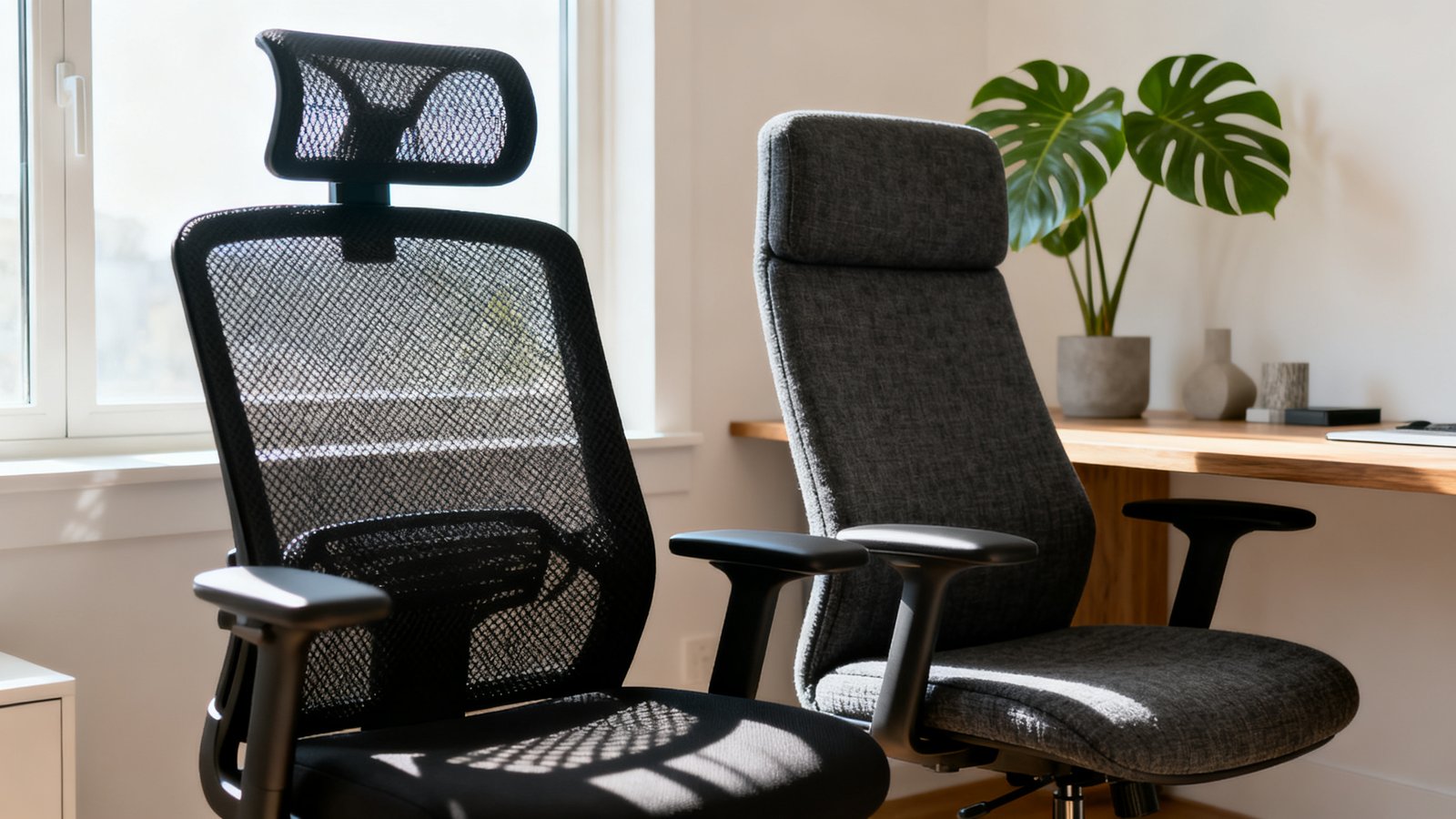 Fabric Vs Mesh Office Chair: 5 Best Ways To Choose 1 fabric vs mesh office chair comparing materials for home office comfort