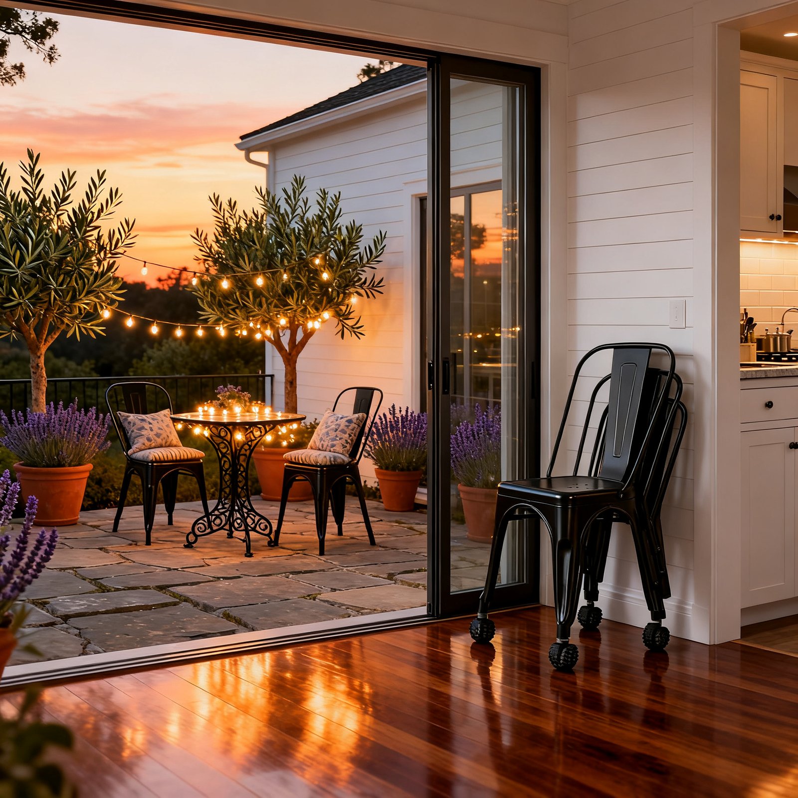 Stackable Dining Chairs: 7 Proven Secrets for Easy Storage 2 stackable dining chairs in action